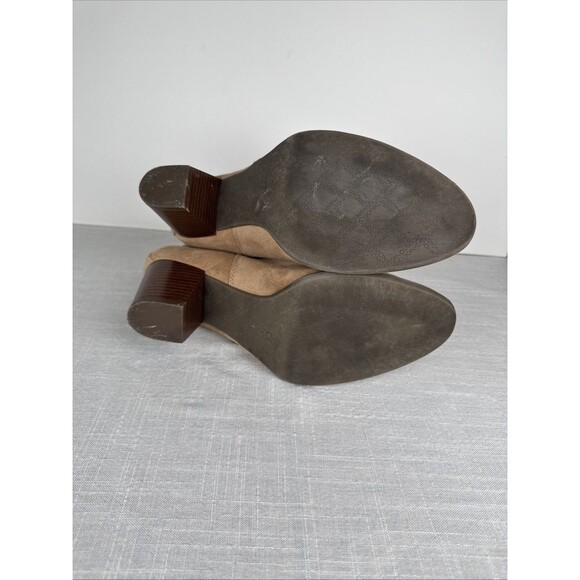 Vionic Ankle Zip Boots Tassel Women’s 9 Madeline Wheat Suede Weather Resist - Picture 11 of 15